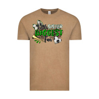 Vintage Coffee little sister biggest fan soccer Vintage Tee - Zillion Design Studio