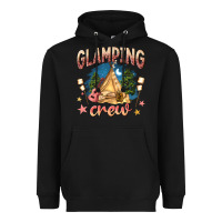 Black glamping crew Heavyweight Hoodie - NancyCooperArtShop