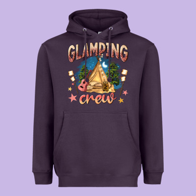 Glamping Crew Heavyweight Hoodie Designed By Nancycooperartshop