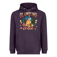Plum glamping crew Heavyweight Hoodie - NancyCooperArtShop