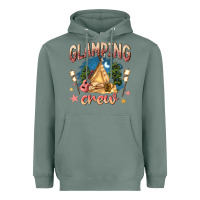 Sage glamping crew Heavyweight Hoodie - NancyCooperArtShop