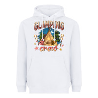 White glamping crew Heavyweight Hoodie - NancyCooperArtShop