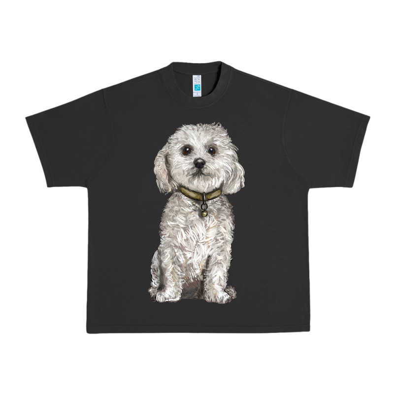 Bichon Frise Dog Urban Heavy Tee by BarkalooDesign | Teevron
