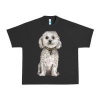 Pigment Black bichon frise dog Urban Heavy Tee - BarkalooDesign