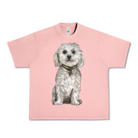 Salmon bichon frise dog Urban Heavy Tee - BarkalooDesign