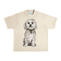 Sandshell bichon frise dog Urban Heavy Tee - BarkalooDesign