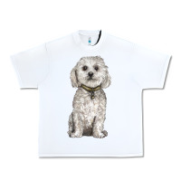 White bichon frise dog Urban Heavy Tee - BarkalooDesign