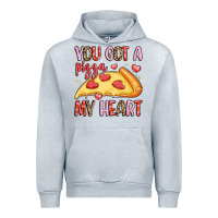 Heather Grey you got a pizza my heart Urban Hoodie - LillyAllenDesigns