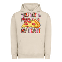 Pigment French Oak you got a pizza my heart Urban Hoodie - LillyAllenDesigns