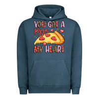 Pigment Midnight Navy you got a pizza my heart Urban Hoodie - LillyAllenDesigns