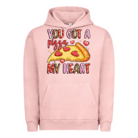 Pigment Salmon you got a pizza my heart Urban Hoodie - LillyAllenDesigns