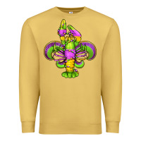 Antique Gold mardi gras crawfish fleur de lis Premium Sweatshirt - Jasminsmagicworld