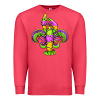 Cardinal mardi gras crawfish fleur de lis Premium Sweatshirt - Jasminsmagicworld