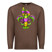 Chestnut mardi gras crawfish fleur de lis Premium Sweatshirt - Jasminsmagicworld