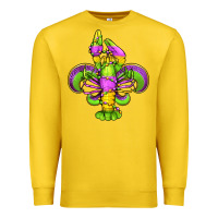 Lemon mardi gras crawfish fleur de lis Premium Sweatshirt - Jasminsmagicworld