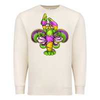 Sandshell mardi gras crawfish fleur de lis Premium Sweatshirt - Jasminsmagicworld