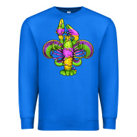 True Royal mardi gras crawfish fleur de lis Premium Sweatshirt - Jasminsmagicworld