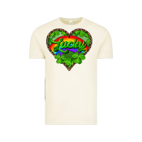 Vintage Arctic lucky heart with leopard Vintage Tee - RanaPortraitStore