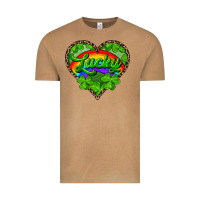 Vintage Camel lucky heart with leopard Vintage Tee - RanaPortraitStore