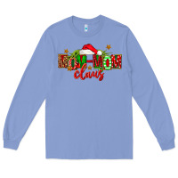 Colony Blue christmas mom mom claus Long Sleeve Tee - FaDigitalArtStudio