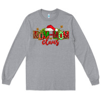 Heather Grey christmas mom mom claus Long Sleeve Tee - FaDigitalArtStudio