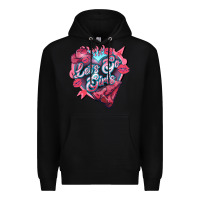 Black lets go girls pink Premium Hoodie - NancyCooperArtShop