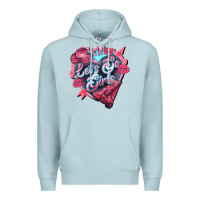 Blue Mist lets go girls pink Premium Hoodie - NancyCooperArtShop