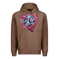 Lets Go Girls Pink Premium Hoodie | Teevron