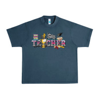 Midnight Navy race with teacher Urban Heavy Tee - texasbilliewilder