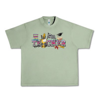 Oil Green race with teacher Urban Heavy Tee - texasbilliewilder