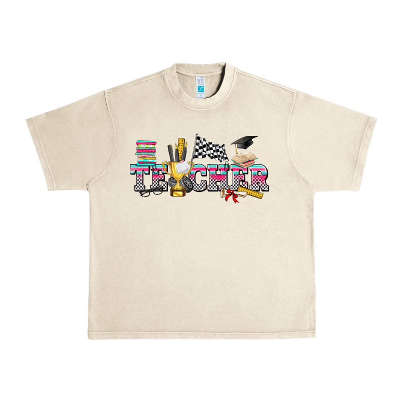 Race With Teacher Urban Heavy Tee by texasbilliewilder | Teevron