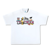White race with teacher Urban Heavy Tee - texasbilliewilder