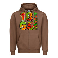 Chestnut 1865 juneteenth Zipper Hoodie - AdoDesignShop