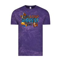 Cloud Purple little sister biggest fan football Vintage Tee - Zillion Design Studio
