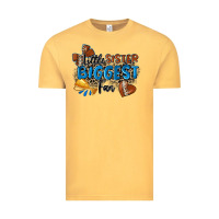 Vintage Mustard little sister biggest fan football Vintage Tee - Zillion Design Studio