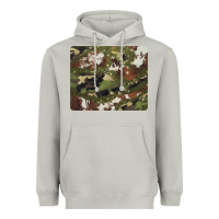 Moon Dust black and brown cowhide camouflage Heavyweight Hoodie - BarkalooDesign