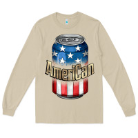 Mushroom American 4th of July Long Sleeve Tee - CowGirlArtShop