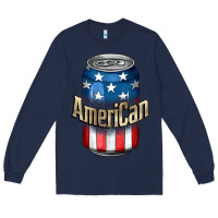 Navy American 4th of July Long Sleeve Tee - CowGirlArtShop