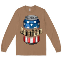 Toasted Coconut American 4th of July Long Sleeve Tee - CowGirlArtShop