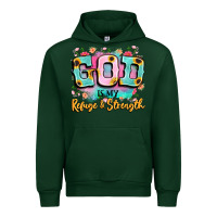 Forest Green god is my refuge and strength Urban Hoodie - LillyAllenDesigns