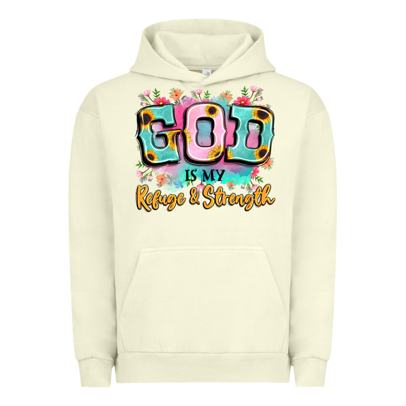 God Is My Refuge And Strength Urban Hoodie by LillyAllenDesigns | Teevron