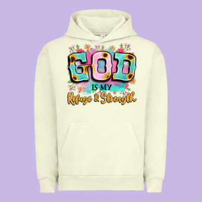 God Is My Refuge And Strength Urban Hoodie Designed By Lillyallendesigns