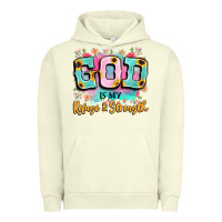 Pigment Pistachio god is my refuge and strength Urban Hoodie - LillyAllenDesigns