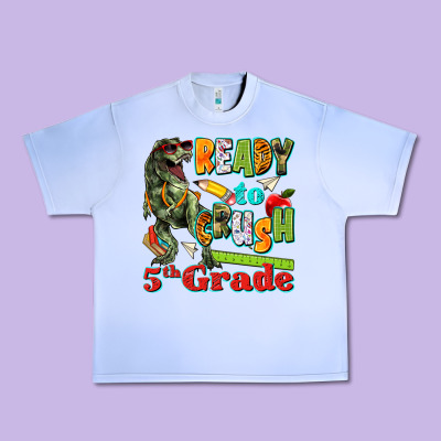 Ready To Crush Fifth Grade Urban Heavy Tee Designed By Texasbilliewilder