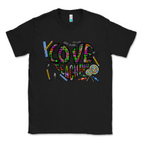 Black i love teaching Classic Tee - CowhideDigitalArt