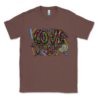 Chestnut i love teaching Classic Tee - CowhideDigitalArt