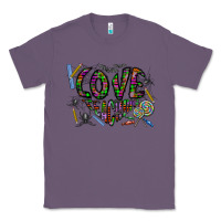 Lavender i love teaching Classic Tee - CowhideDigitalArt