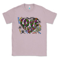 Lilac i love teaching Classic Tee - CowhideDigitalArt