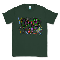 Sports Green i love teaching Classic Tee - CowhideDigitalArt