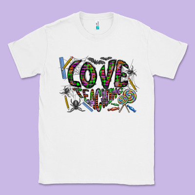 I Love Teaching Classic Tee Designed By Cowhidedigitalart